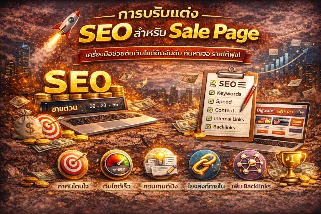 การปรับแต่ง SEO สำหรับ Sale Page